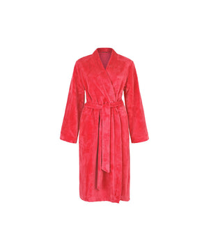 Nightwear - Robe, 1/1 sleeve, wrap-around, - 10031 CORALLE