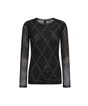 Hype the Detail - Blouse W/Print - 13 SORT