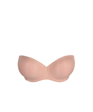 Figuras - Padded Bra Strapless - PWD POWDER ROSE