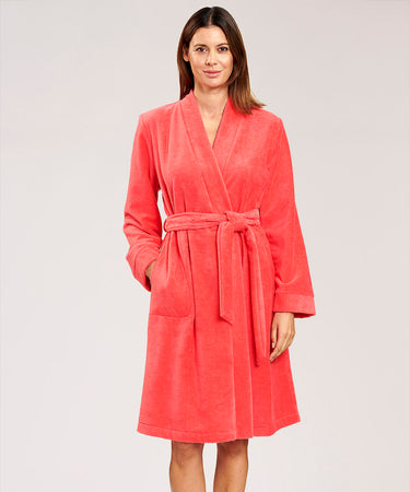 Nightwear - Robe, 1/1 Sleeve, Wrap-around, - 10031 CORALLE