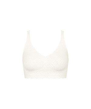 Sloggi ZERO Feel Bliss - Bralette - 00GZ SILK WHITE