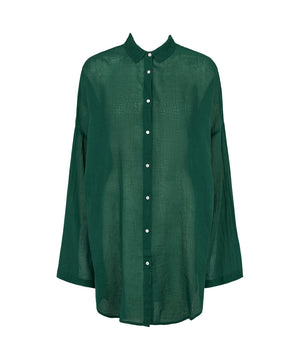 Siena - Beach Shirt - 043 DARK GREEN