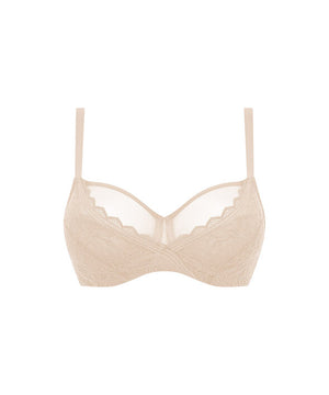 Floral Touch - Very Covering Underwired Bra - 01N GOLDEN BEIGE