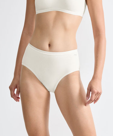 Sloggi GO Daily - Cotton Midi 3P - 00GZ SILK WHITE