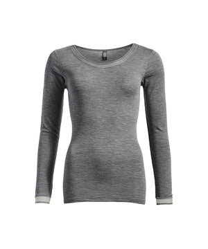 Juliana - Tshirt Long Sleeves - 0DH HEATHER GREY