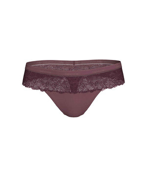 MODERN LACE - Coordinate Thong - VER MAUVE WINE