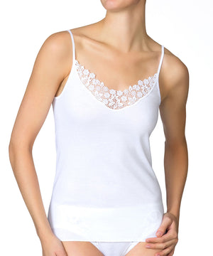 Feminin Sense - Spaghetti-Top - 001 WEISS