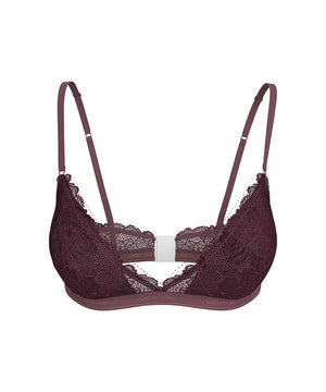 MODERN LACE - Triangle - VER MAUVE WINE