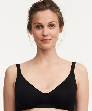Pure Maternity - Nursing Wirefree Bra - 011 BLACK