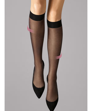 Pure Energy 30 - Knee Highs & Overknees - 7005 BLACK
