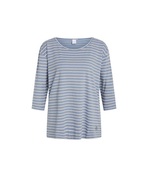 Janis - T-Shirt - 6022 FADED DENIM STRIPE