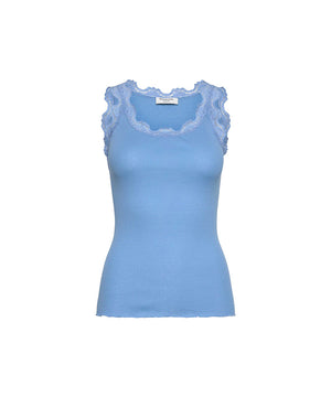 Silk - Top Regular W/Vintage Lace - 014 LITTLE BOY BLUE
