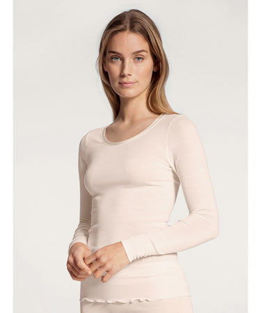 True Confidence - Top long-sleeve - 090 LIGHT IVORY