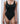 SWIM ONE SIZE - Wirefree T-shirt Swimsuit - 011 BLACK