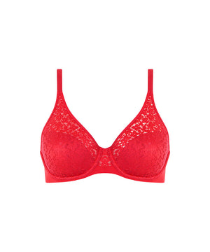 Norah - Covering Molded Bra - 0YU POPPY RED
