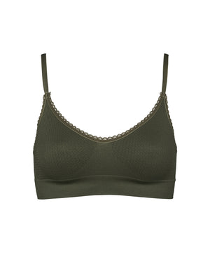 Lucia - Bra Top Rice - 392 ARMY GREEN