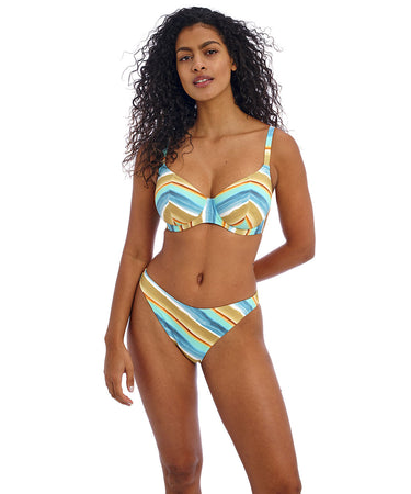 Castaway Island - High Leg Bikini Brief - MUI MULTI