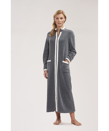 Nightwear - Robe - 11899 HEATHER DARK GREY