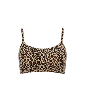 Softstretch - Padded Bralette / Print - 0OZ LEOPARD PRINT