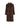 Fine - Fleece Robe W Zipper - 037 COFFEE BEAN