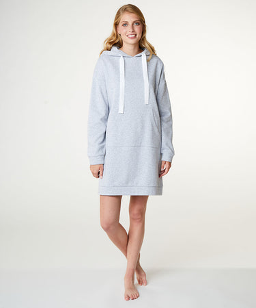 Alma - Alma Sweat Dress - 9015 GREY MELANGE