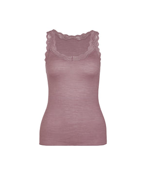 Richesse Lace - Tank Top - 342 ELDERBERRY
