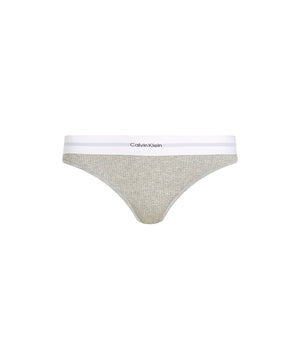 Cotton Stretch Rib - Bikini - P7A GREY HEATHER