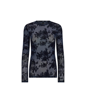 Hype the Detail - Lace Blouse - 49 NAVY