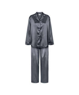 Satin - Long Sleeve Pyjamas - 230 TURBULENCE