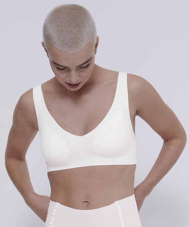 Sloggi Zero Feel - Padded - 00GZ SILK WHITE