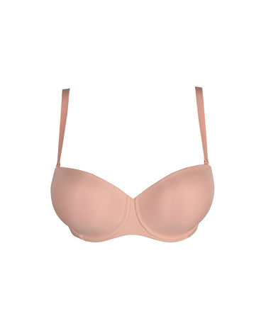 Figuras - Padded Bra Strapless - PWD POWDER ROSE