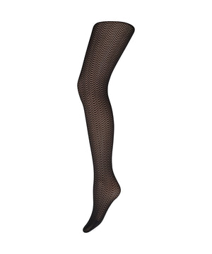 Zig Zag 32 Denier - Tights - 1100 BLACK