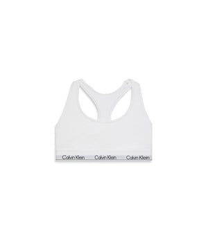 Icon Cotton Modal - Unlined Bralette - 100 WHITE
