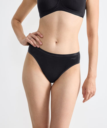 sloggi GO Daily Cotton - Tai 3P - 0004 BLACK