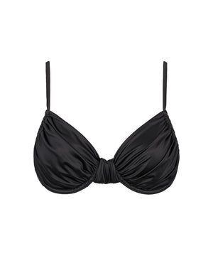 Fiji - Top Bikinioverdele - 001 BLACK