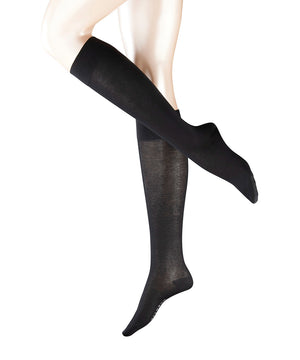 Cotton Touch KH - Knee-High Knit - 3009 BLACK