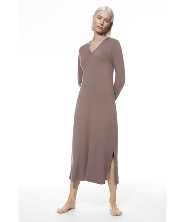 Lovestory - Sleepshirt Long Sleeve - 1279 MILK`N COFFEE