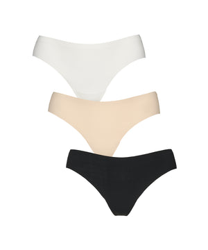 Seamless - String W 3-Pack - 022 MULTI COLOUR