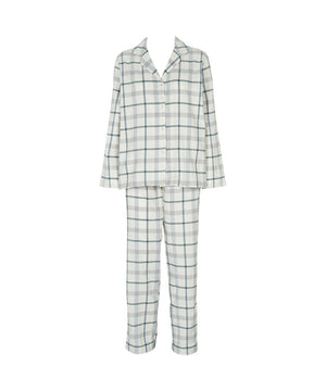 Check - Flannel Pyjamas - 030 BERING SEA
