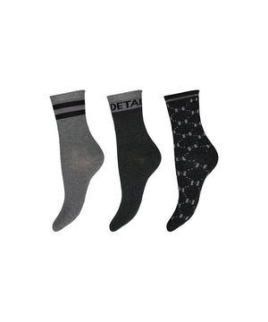 Hype the Detail - Socks 3-Pack - 9004 MULTIFARVET