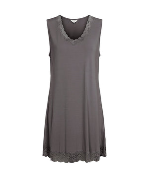 Bamboo Homewear - Sleeveless Nightdress - 645 MOCCA