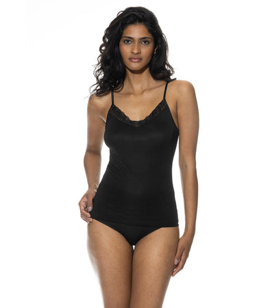 Emotion Elegance - Spaghetti Top - 3 BLACK