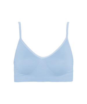 Lucia - Bra Top Solid - 047 POWDER BLUE