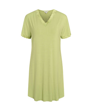 Bamboo Homewear - Bamboo Short Sleeve Nightdress - 647 KIWI