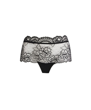 SUBLIME EN DENTELLE - Boyshort - 0005 NO/NOIR