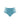 Teal underwear with lace detailing on a white background