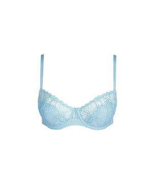 JANE - Half Padded Balcony Bra - MLY Milky Blue