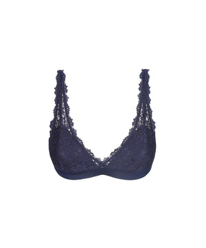 SOFT STUDIO - Padded Bralette - VEL Velvet Blue