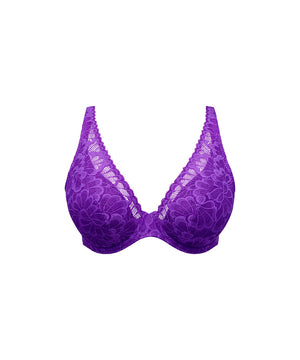 MOCUTO - Half Padded Plunge Bra - ACIB Purple
