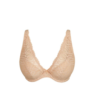 SALERNO - Half Padded Plunge Bra - CGI Candy Ginger